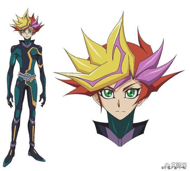 小报游戏王vrains主角藤木游作人设图