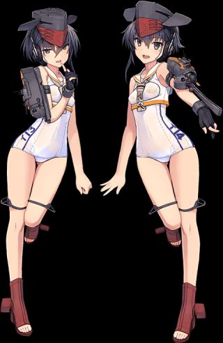 舰colle舰colle伊1314白色泳装创可贴魔改魔改已补