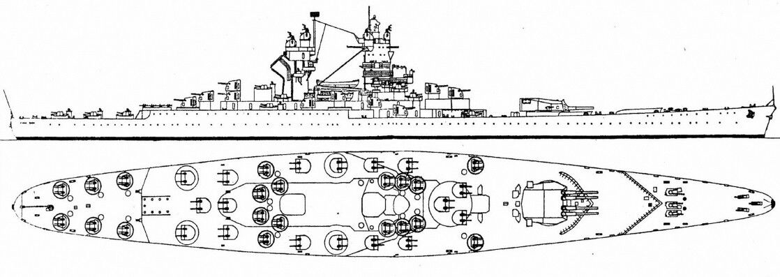 纳尔逊级战列舰图纸图片