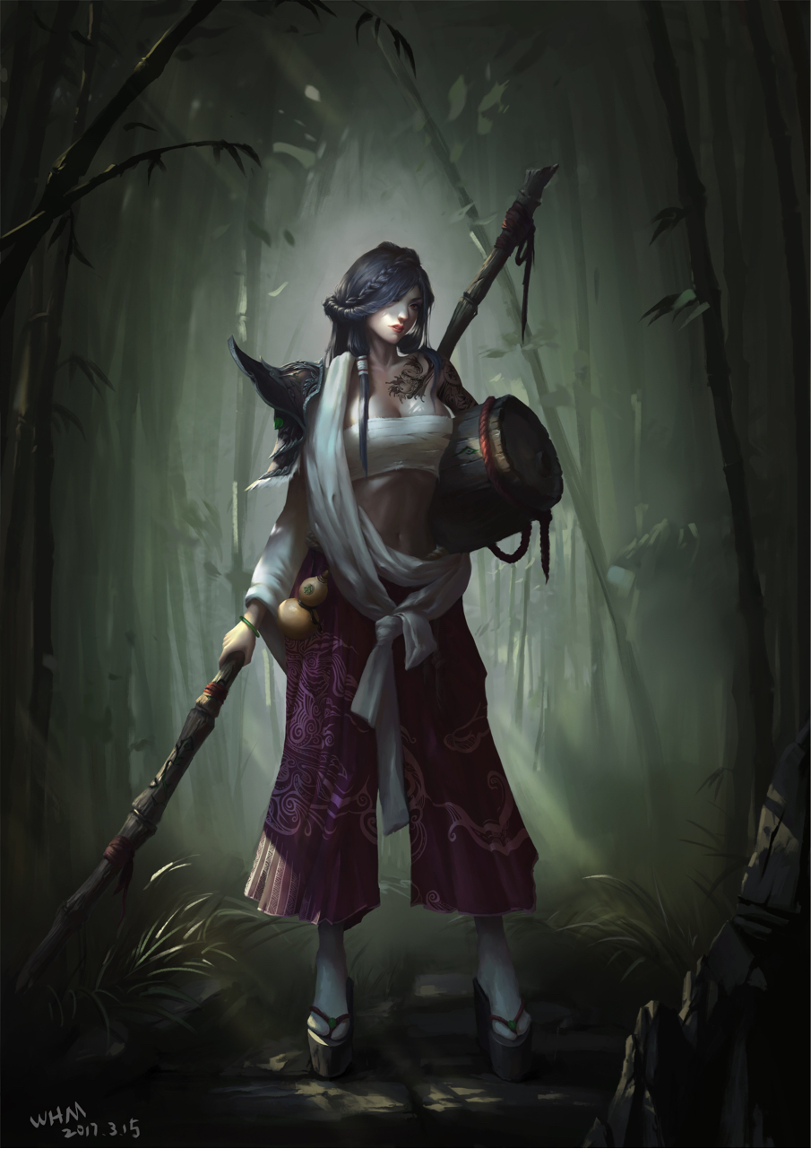 36d来一张女武僧