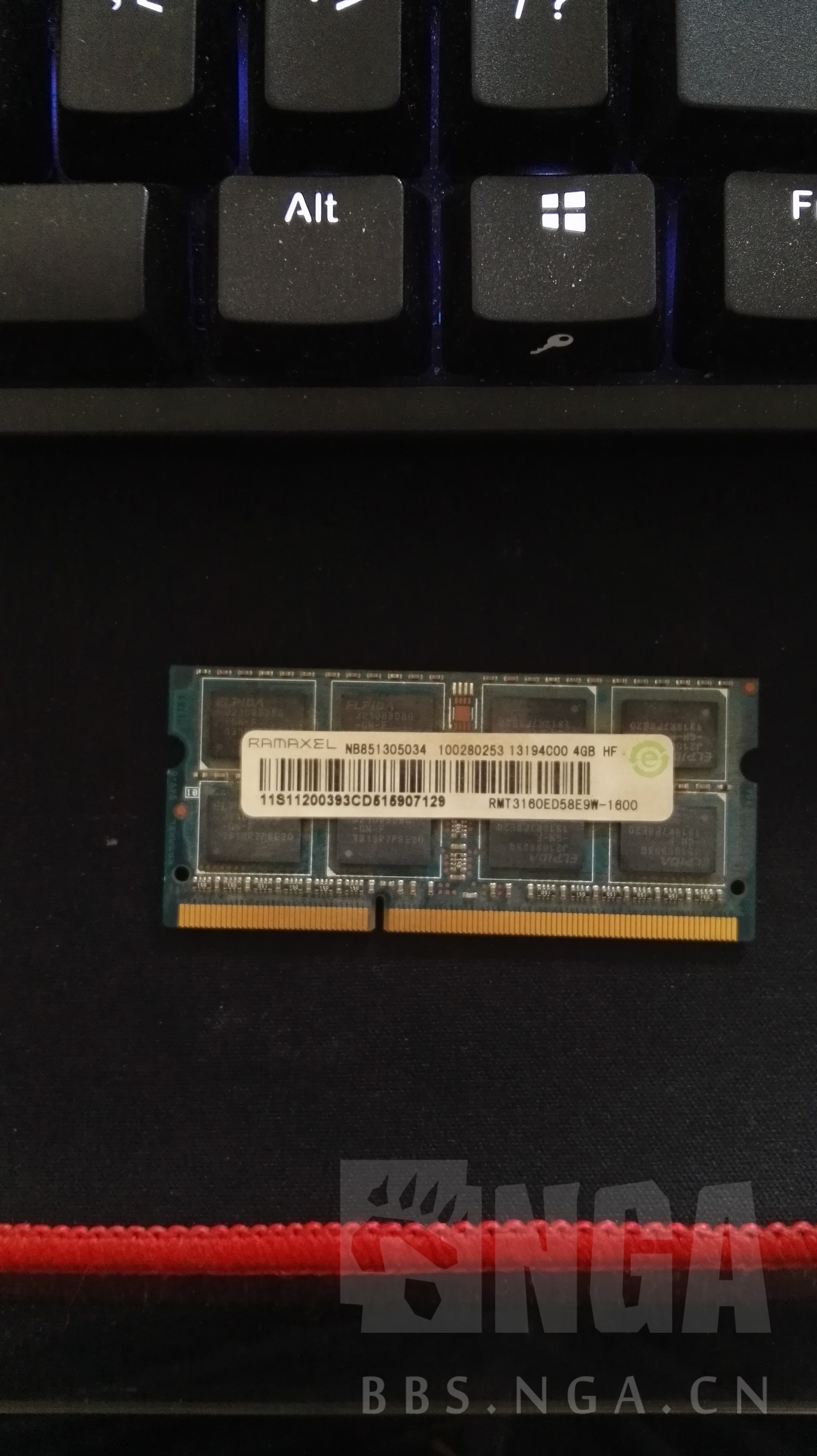 DR3 4G 1600MHz 常压 海士力笔记本内存条1