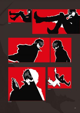 这个剪影头像才是p5的美工精髓啊上班要不了发个过过瘾