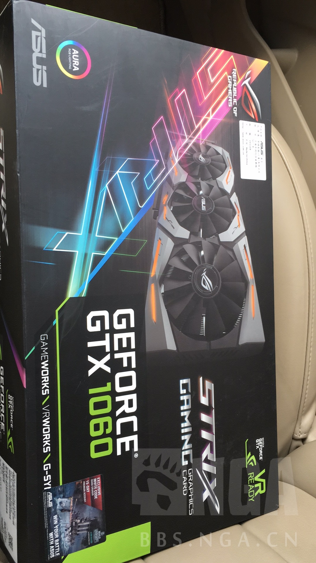 电脑硬件华硕猛禽1060o6g明盘1800包顺丰2017年1月发票京东货已出