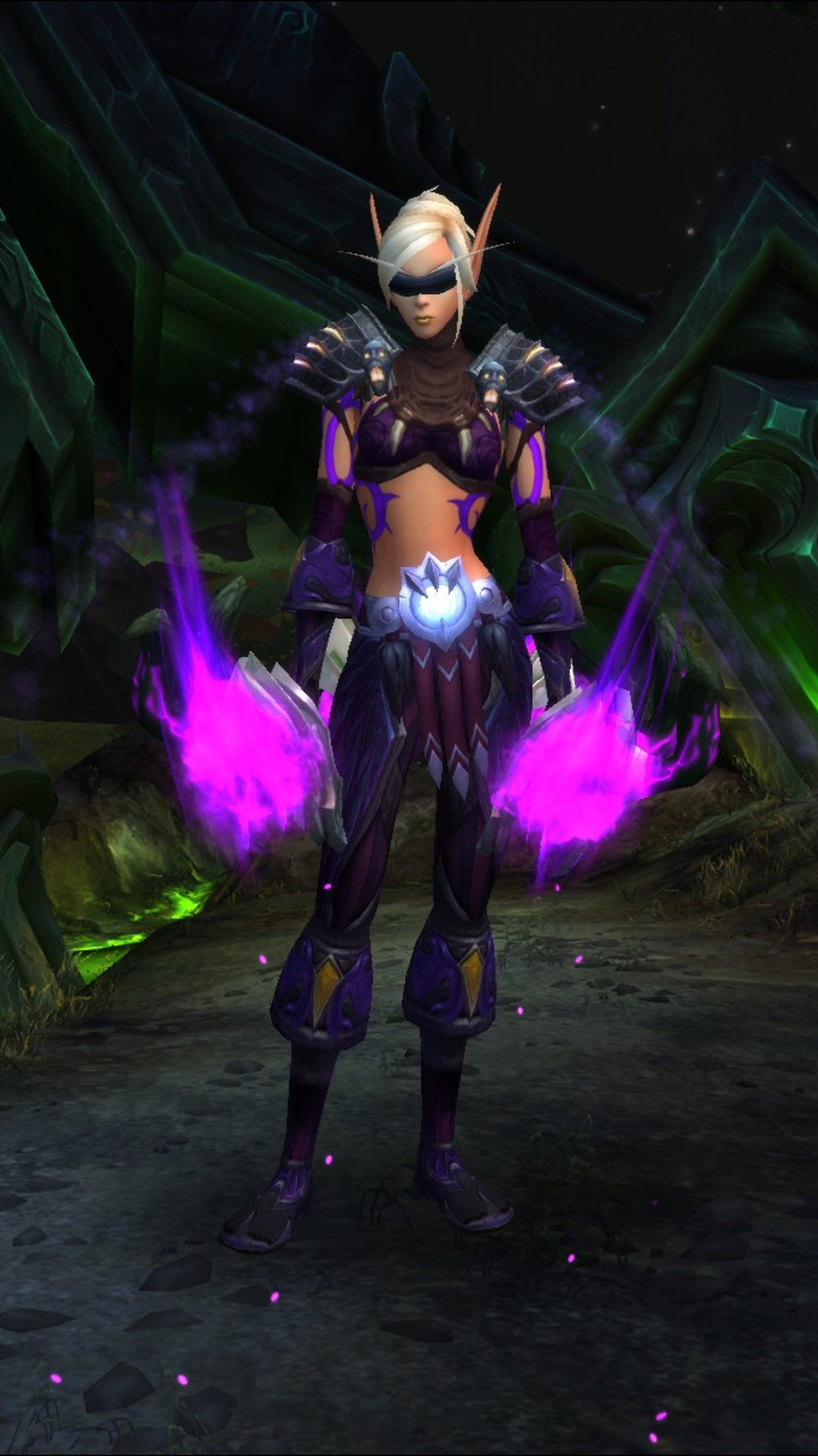 伊利达雷 - illidari 问答区 恶魔猎手 都说紫色斩炎外观不好搭配?