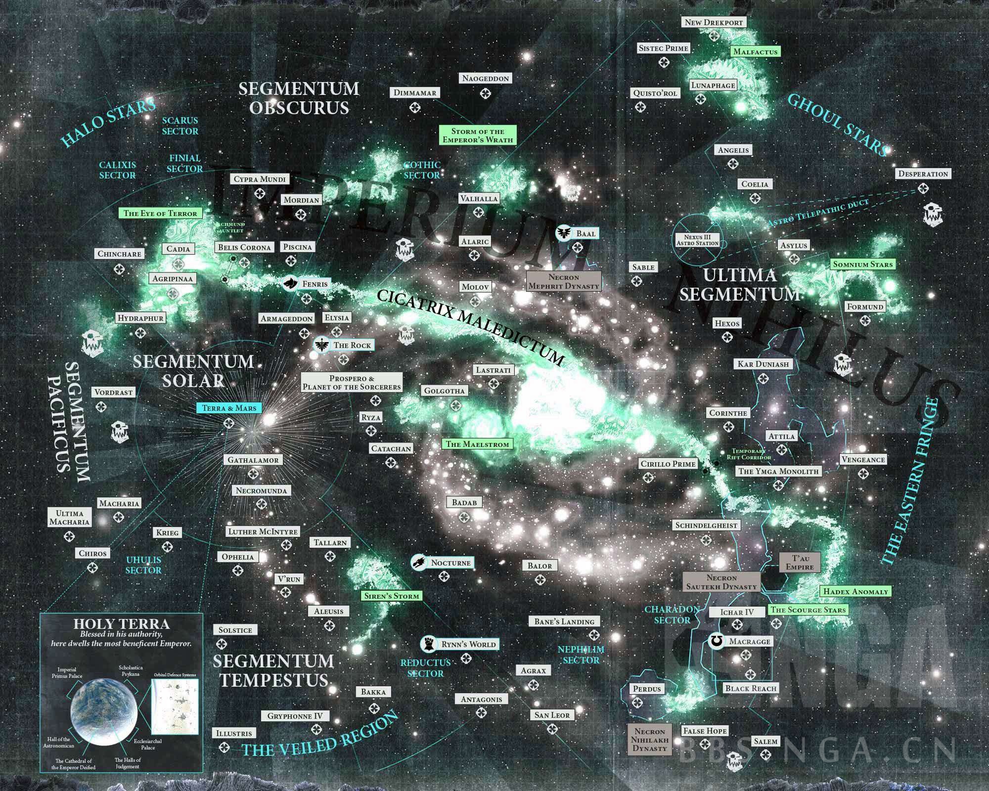 [百度40k贴吧搬来的] 战锤40000新版银河地图