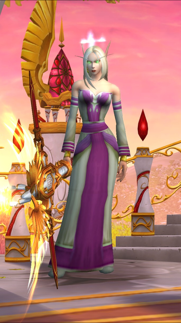 求血精灵牧师小姐姐幻化!