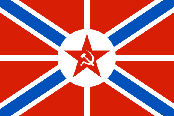 二战苏联国旗简笔画图片