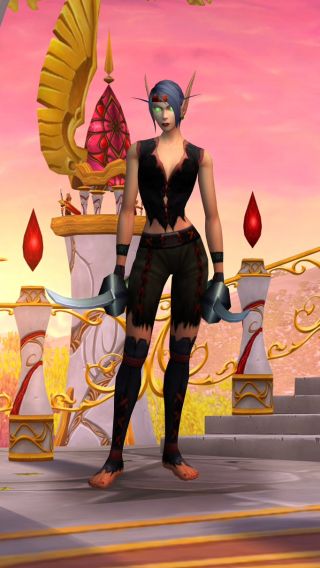 幻化血精灵女盗贼霸气性感幻化求交换