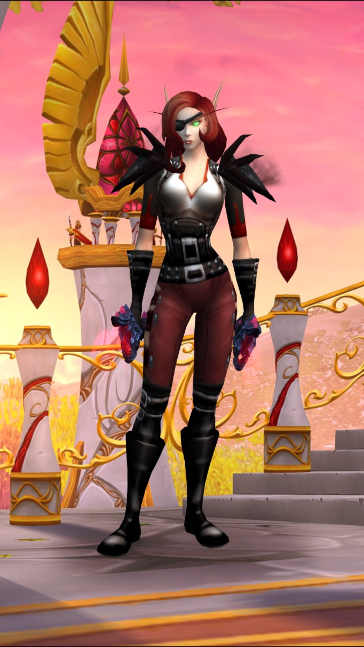 [幻化]血精灵女盗贼霸气性感幻化,求交换!