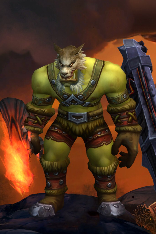 各位发下你们兽人战士得幻化看看呀超级喜欢