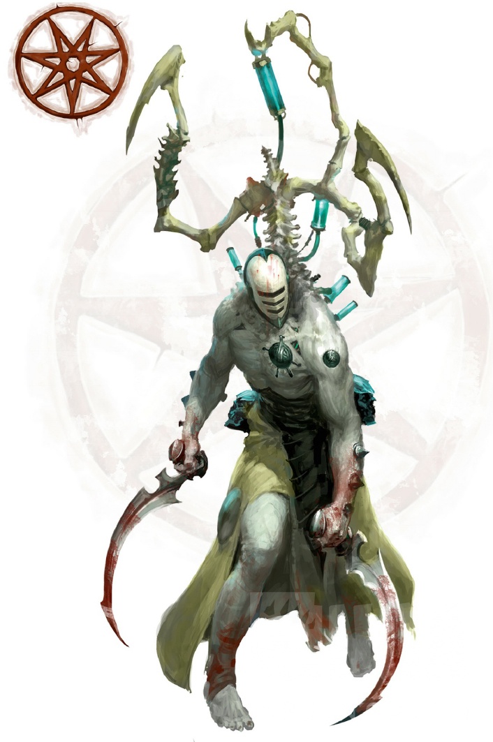 基础图库平日收图大奉献黑暗灵族darkeldar第一弹插画同人