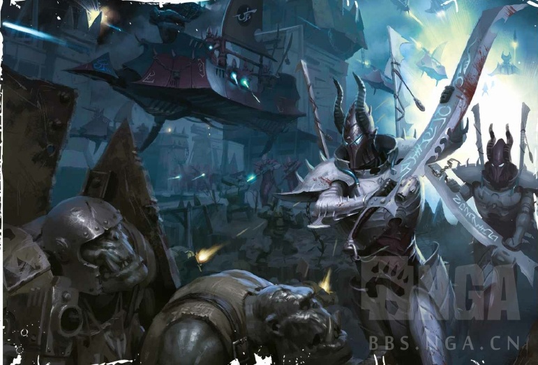 基础图库平日收图大奉献黑暗灵族darkeldar第一弹插画同人