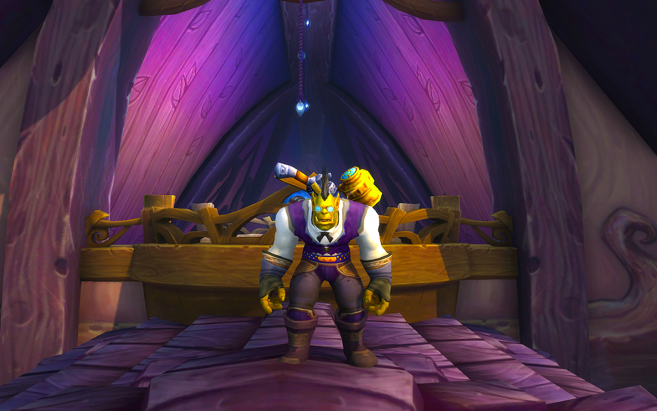 锁甲兽人男锁甲通用幻化mr暗月