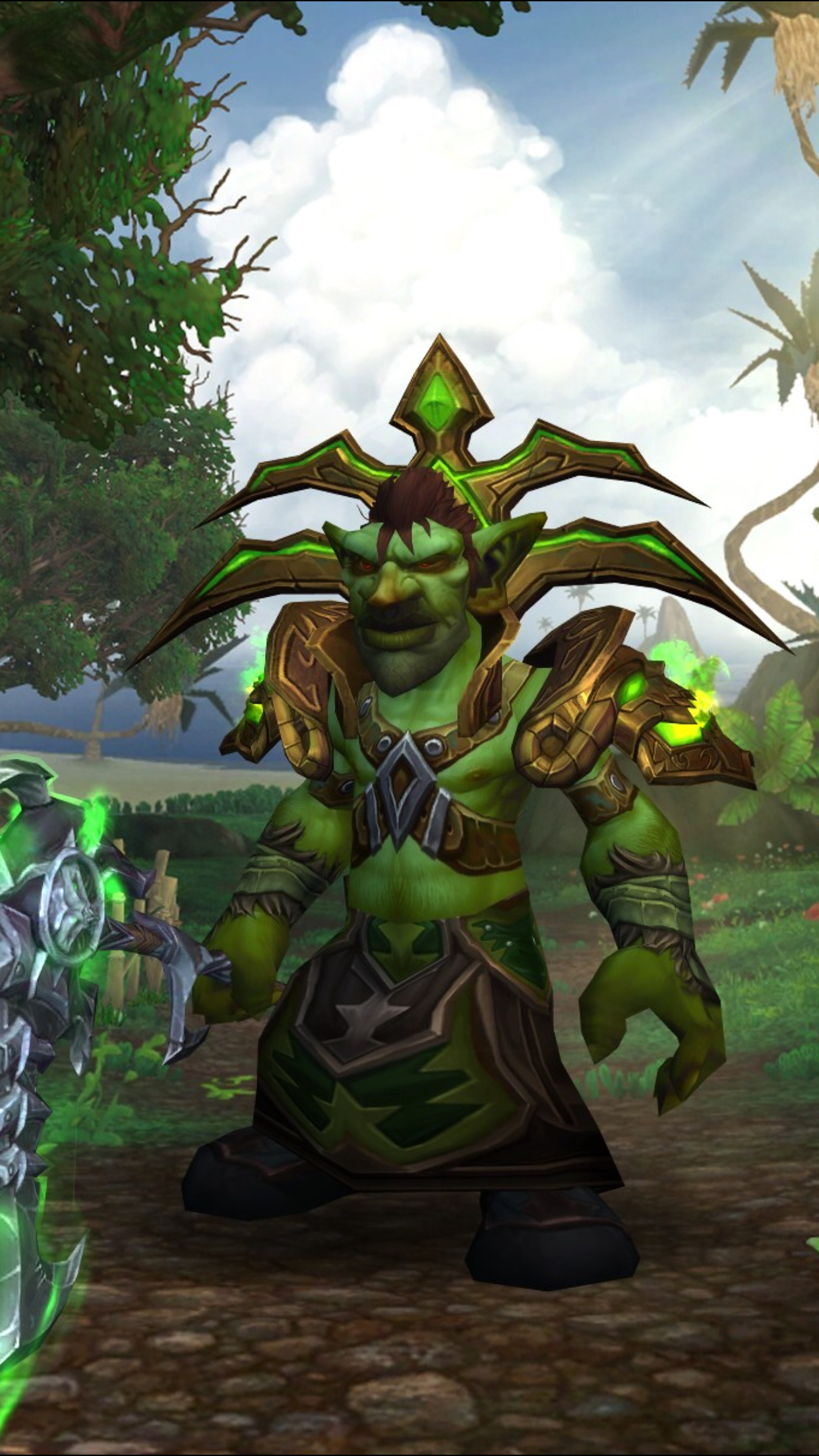 新练了个地精术士大佬们能来几套幻化么