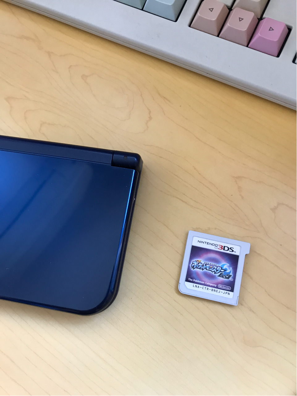 电视游戏主机掌机3dsll新大三宝蓝色口袋妖怪月a9破解