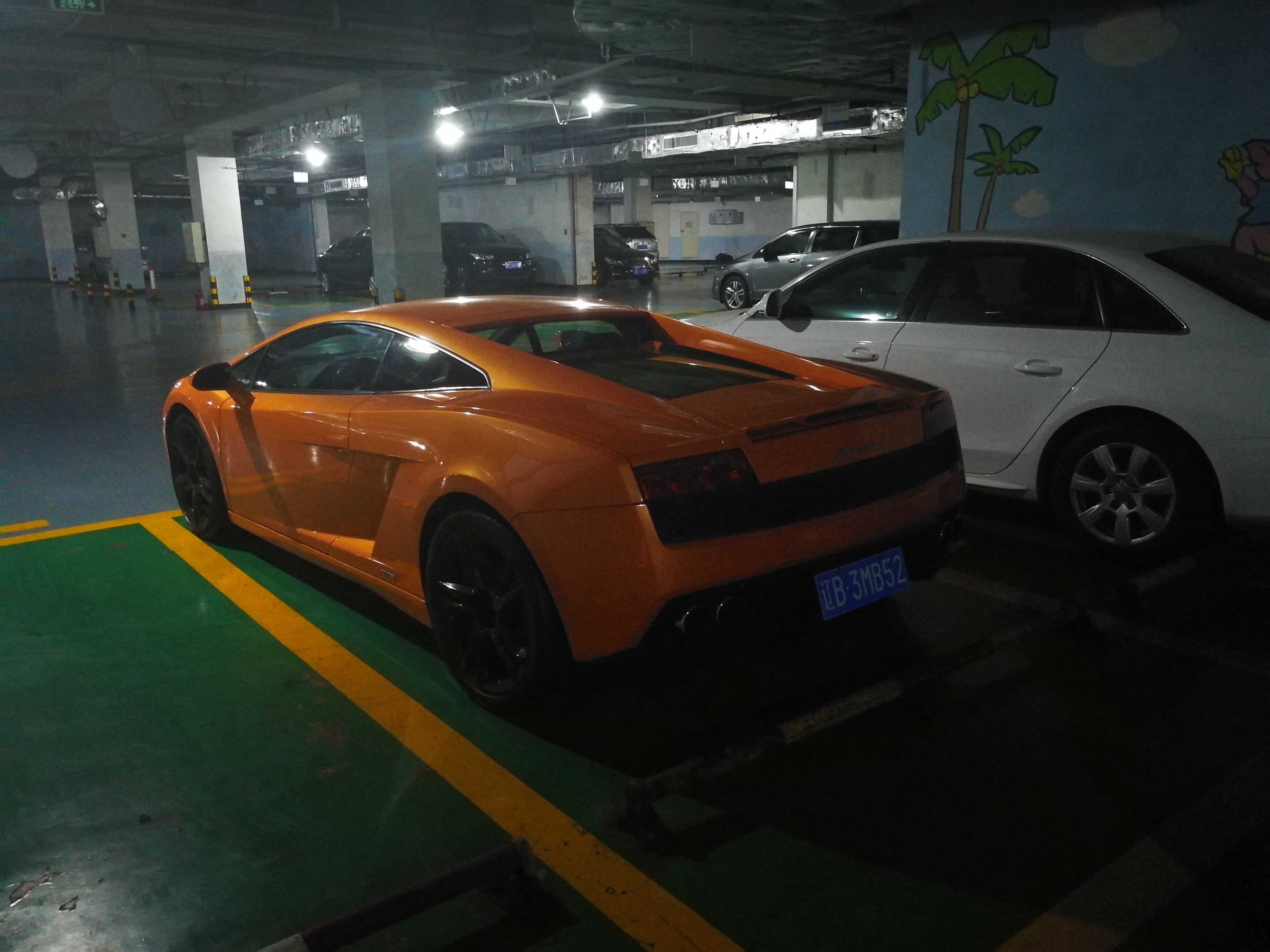 一个高档小区的地下停车场我看傻了有法王