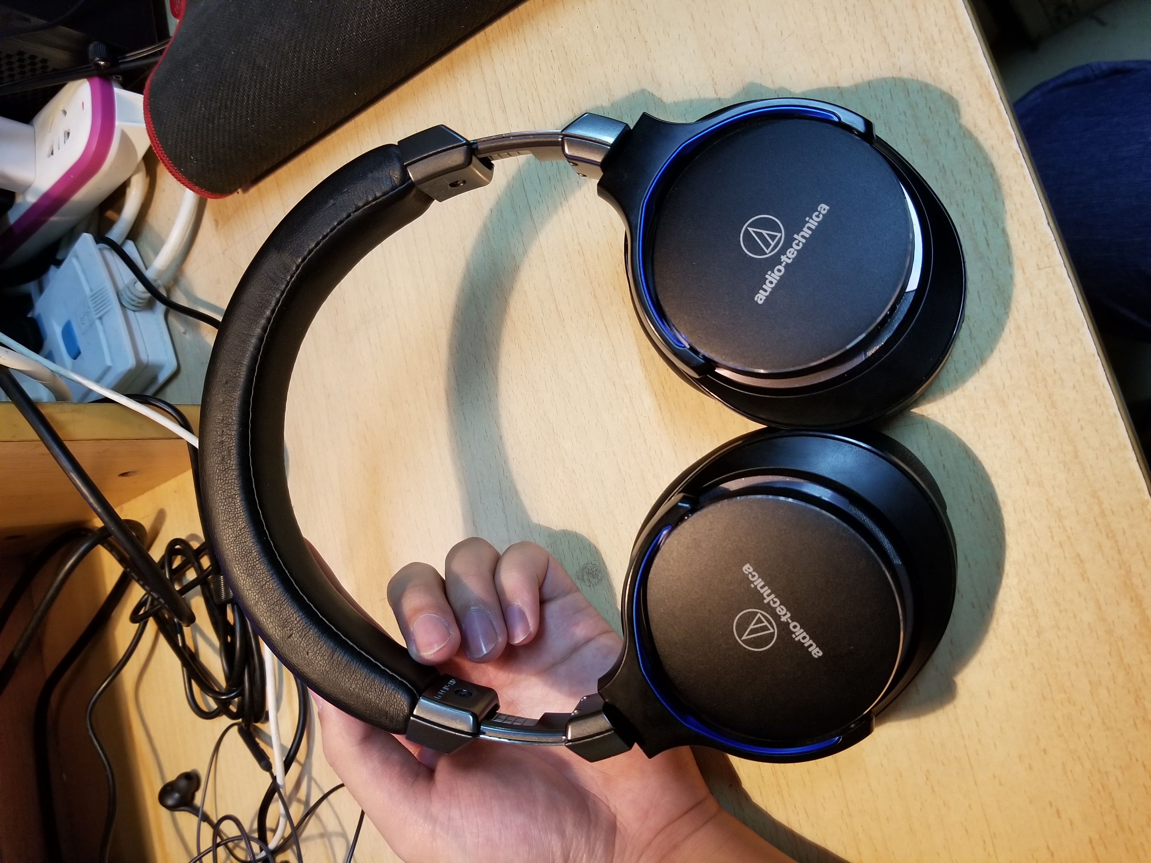 耳机音响出9成新铁三角msr7和一个im50