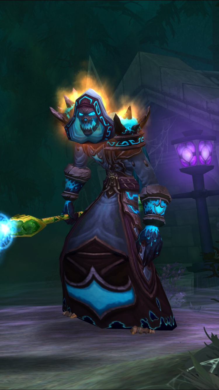 我的亡灵幻化…觉得这样挺帅的,就是武器还没找到适合亡灵的