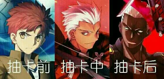 开演之时发现了一段描述红a跟士郎关系的话感觉好形象