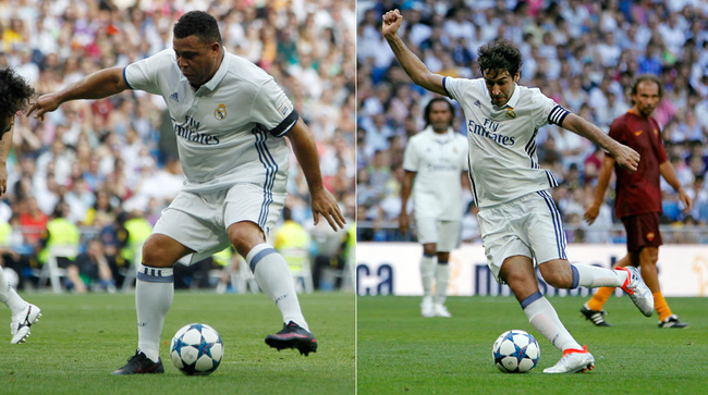 大罗劳尔菲戈上场皇马4比0罗马