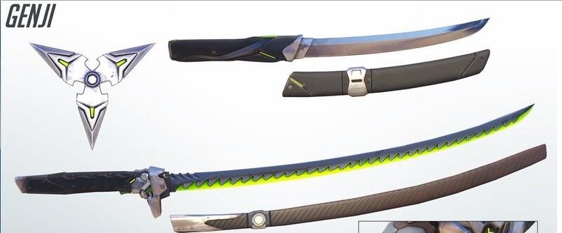 post by  约拿and蔻蔻  (2017-06-14 23:52):  我源氏的镖和刀,一