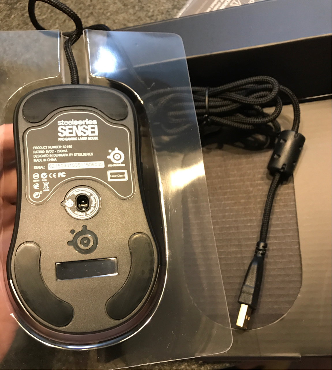 [电脑外设]出个未过保仅拆的赛睿sensei原版大师