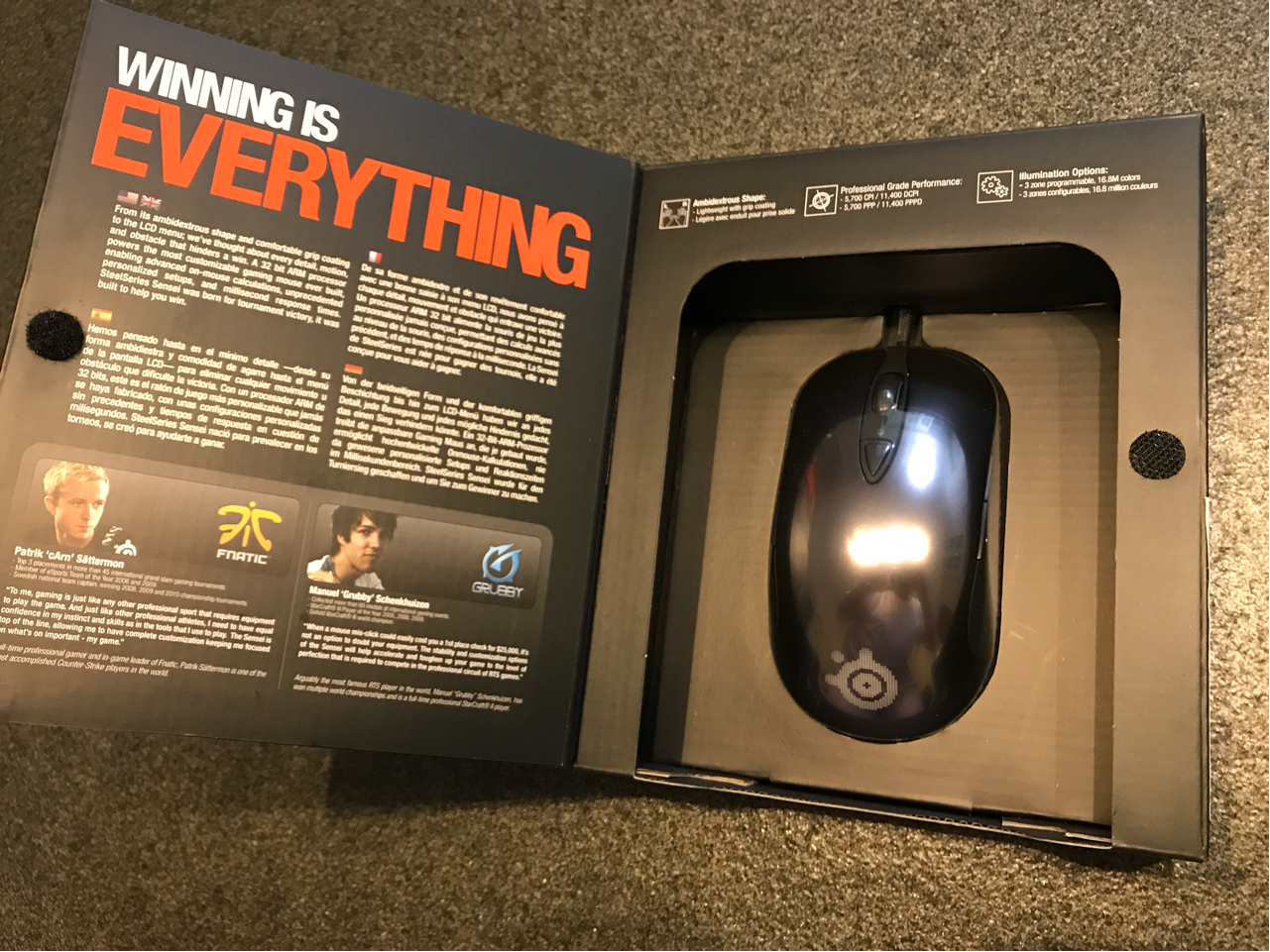 [电脑外设]出个未过保仅拆的赛睿sensei原版大师