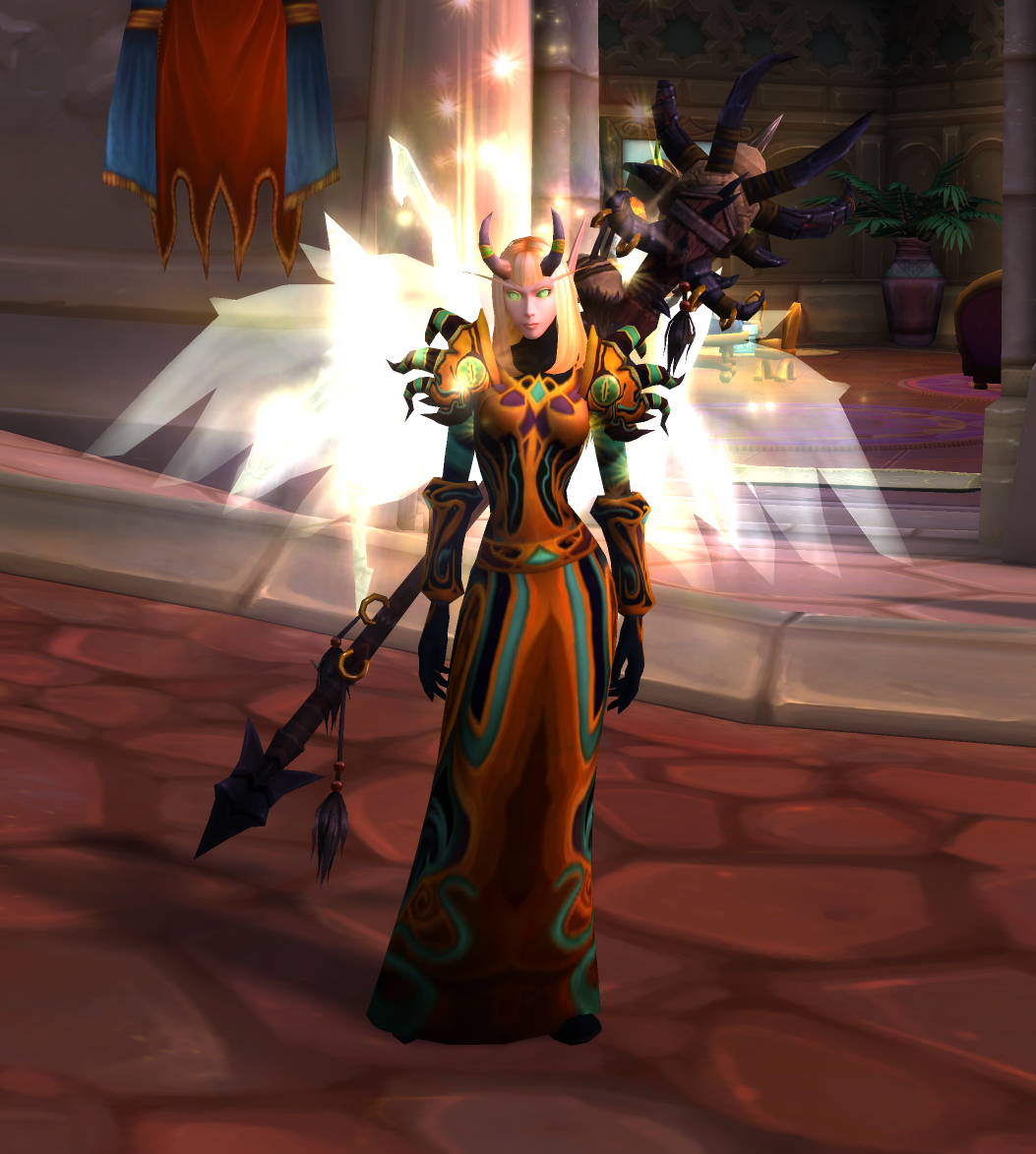 [无聊水一发]给自己的神牧弄了套术士幻化