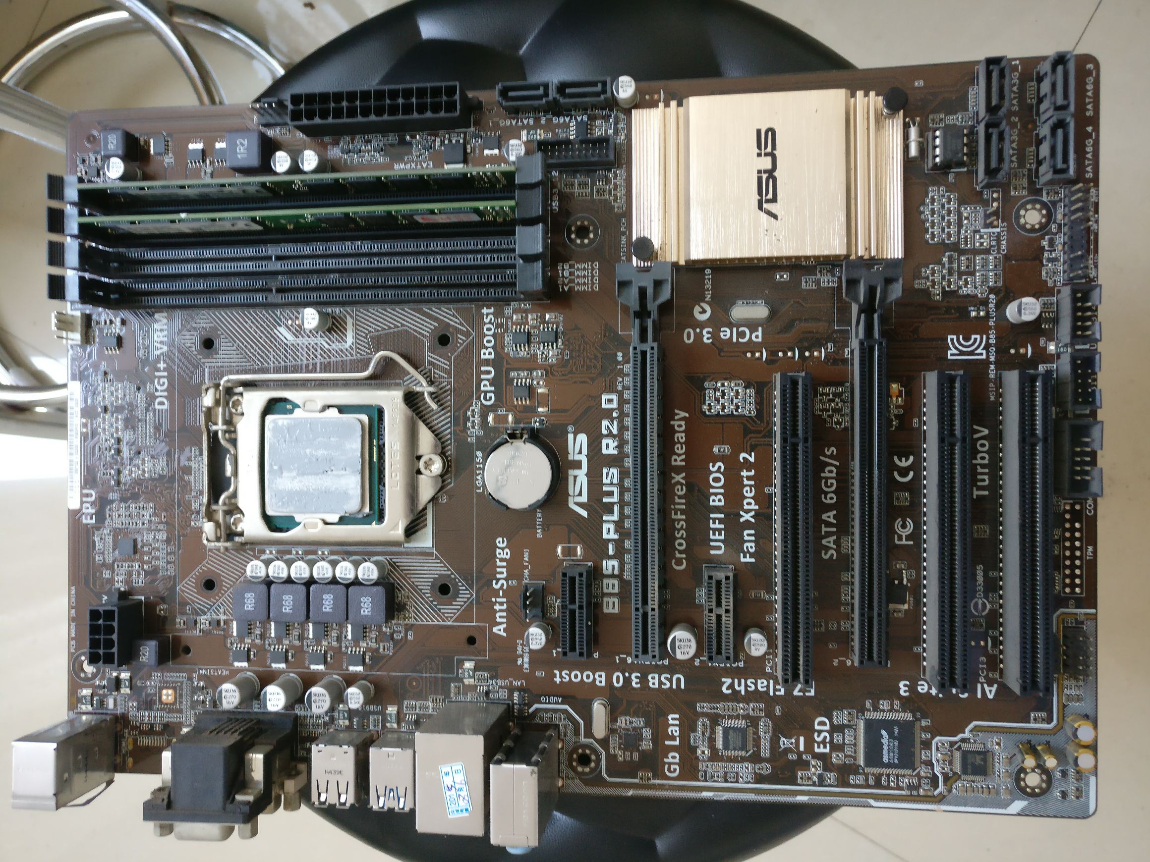 [电脑硬件]   华硕b85plus r2.0  150.