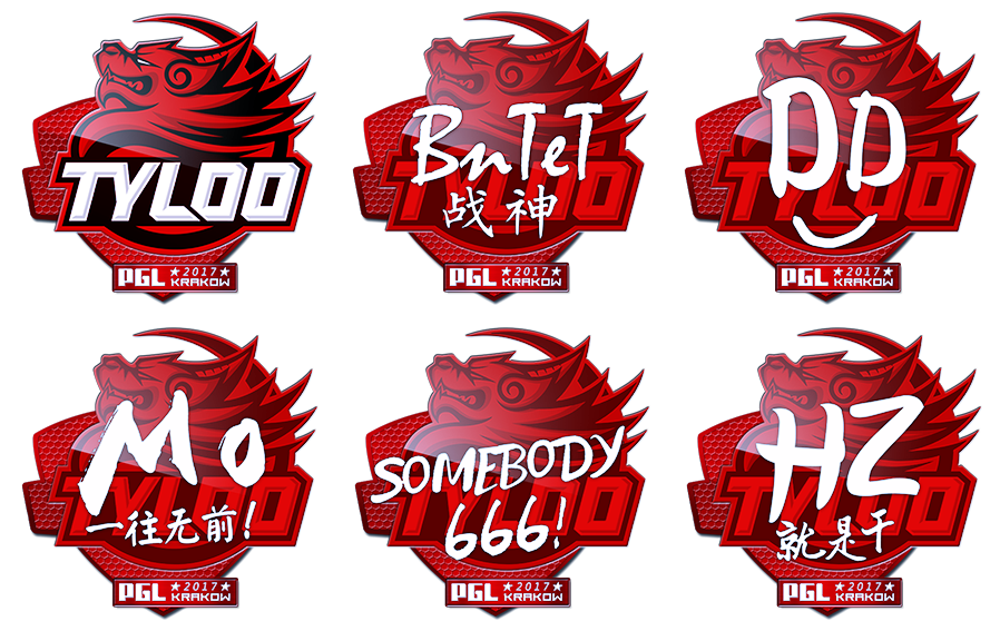 趣闻赛事意淫tyloo出贴纸了