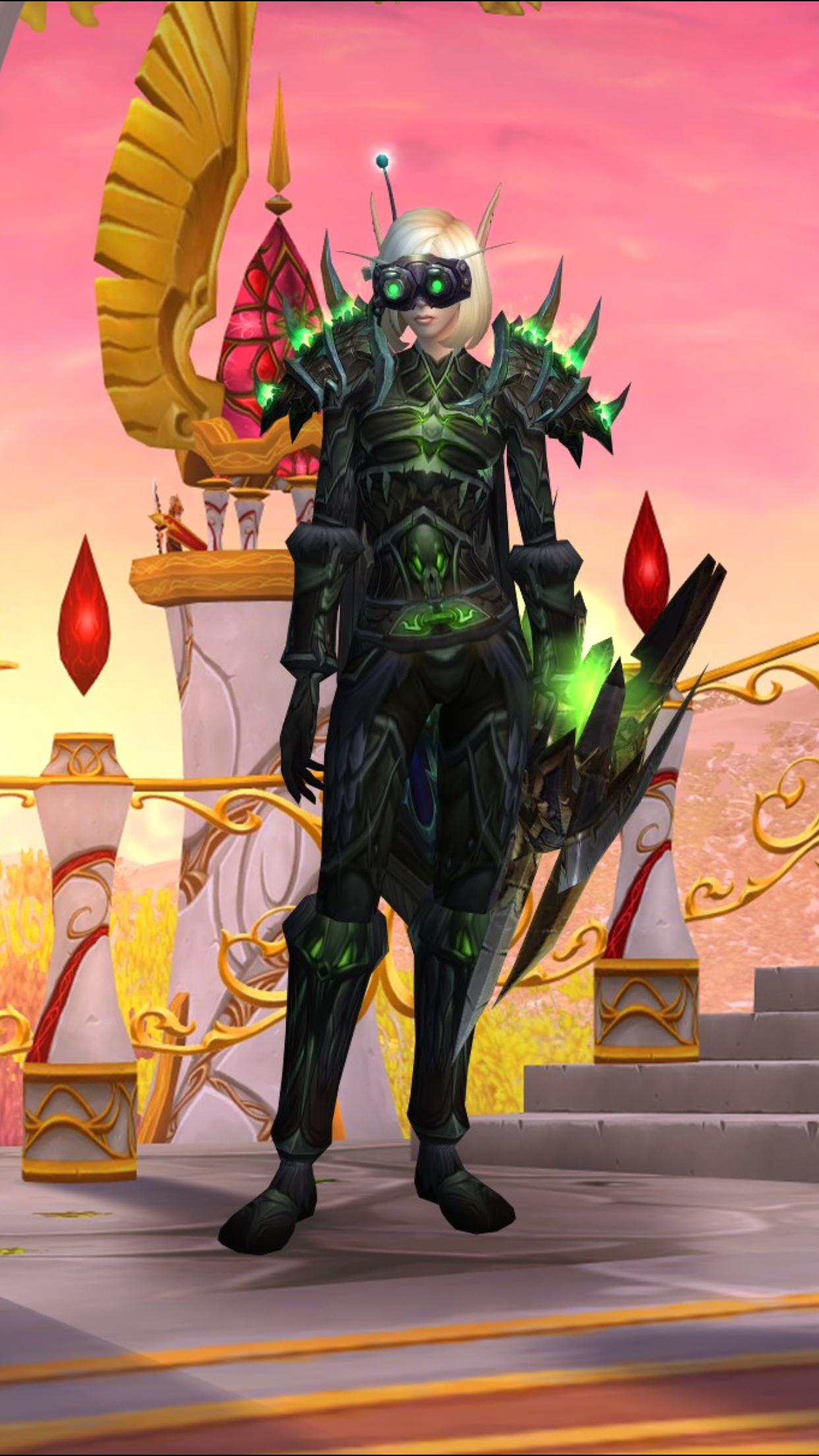 [女血精灵lr幻化]记得有一套女血精灵lr的幻化,绿