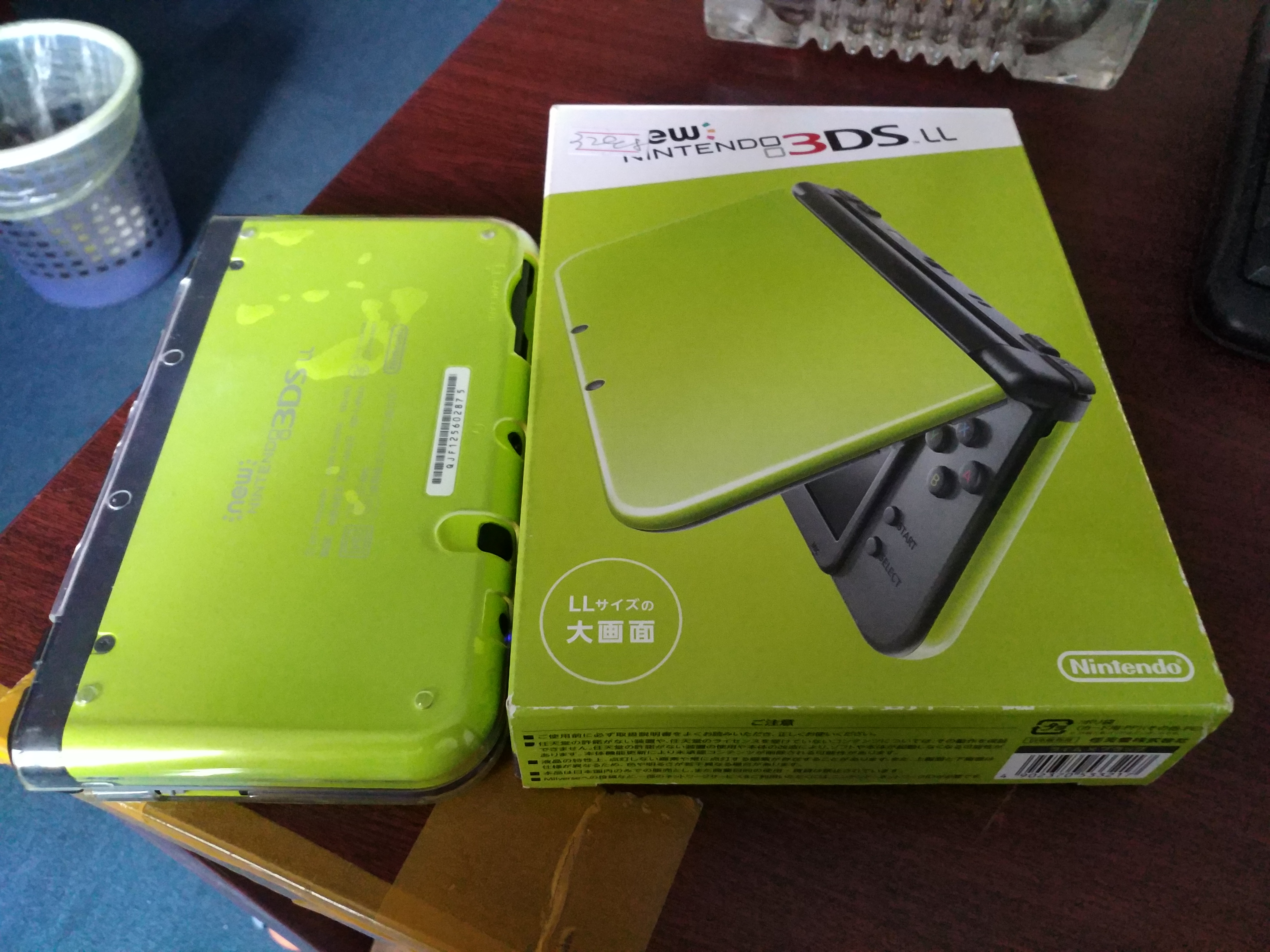 [电视游戏主机/掌机]出绿色new3dsll 自用,9.