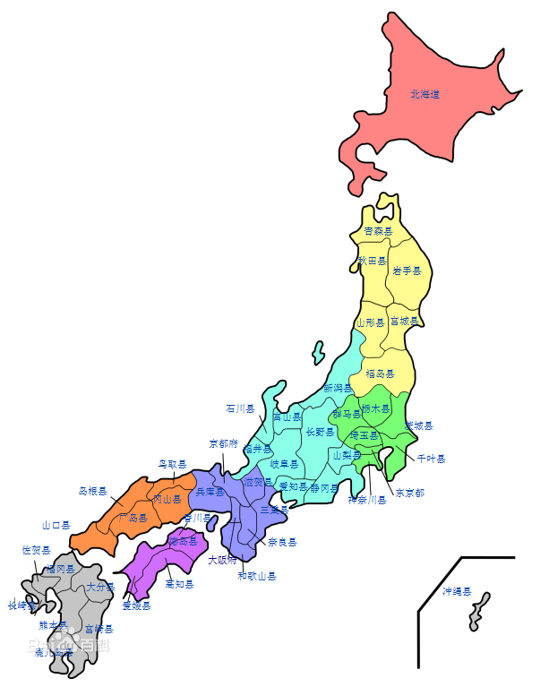 讨论一县一动漫欢迎大家来补充大阪冲绳居然没有一部