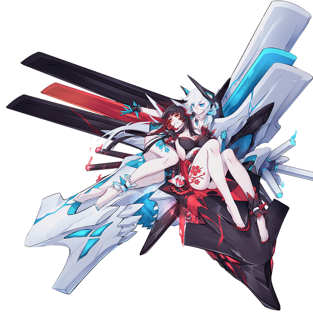 战舰少女r 大佬们好!我想请问一下是不是有两个角色一黑一白的?