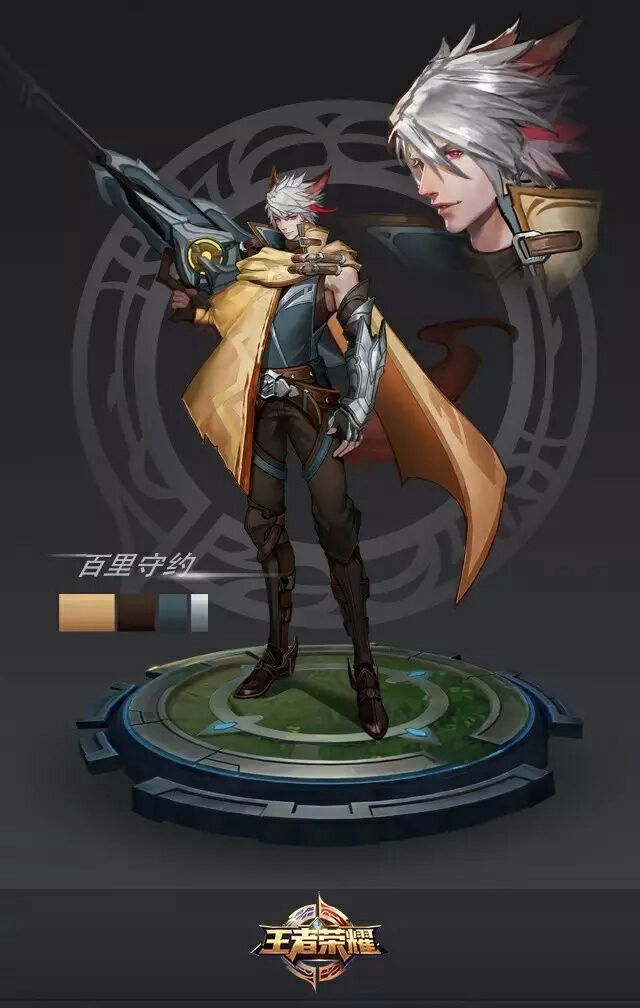 百里玄策和百里守约好帅 很有二次元的感觉