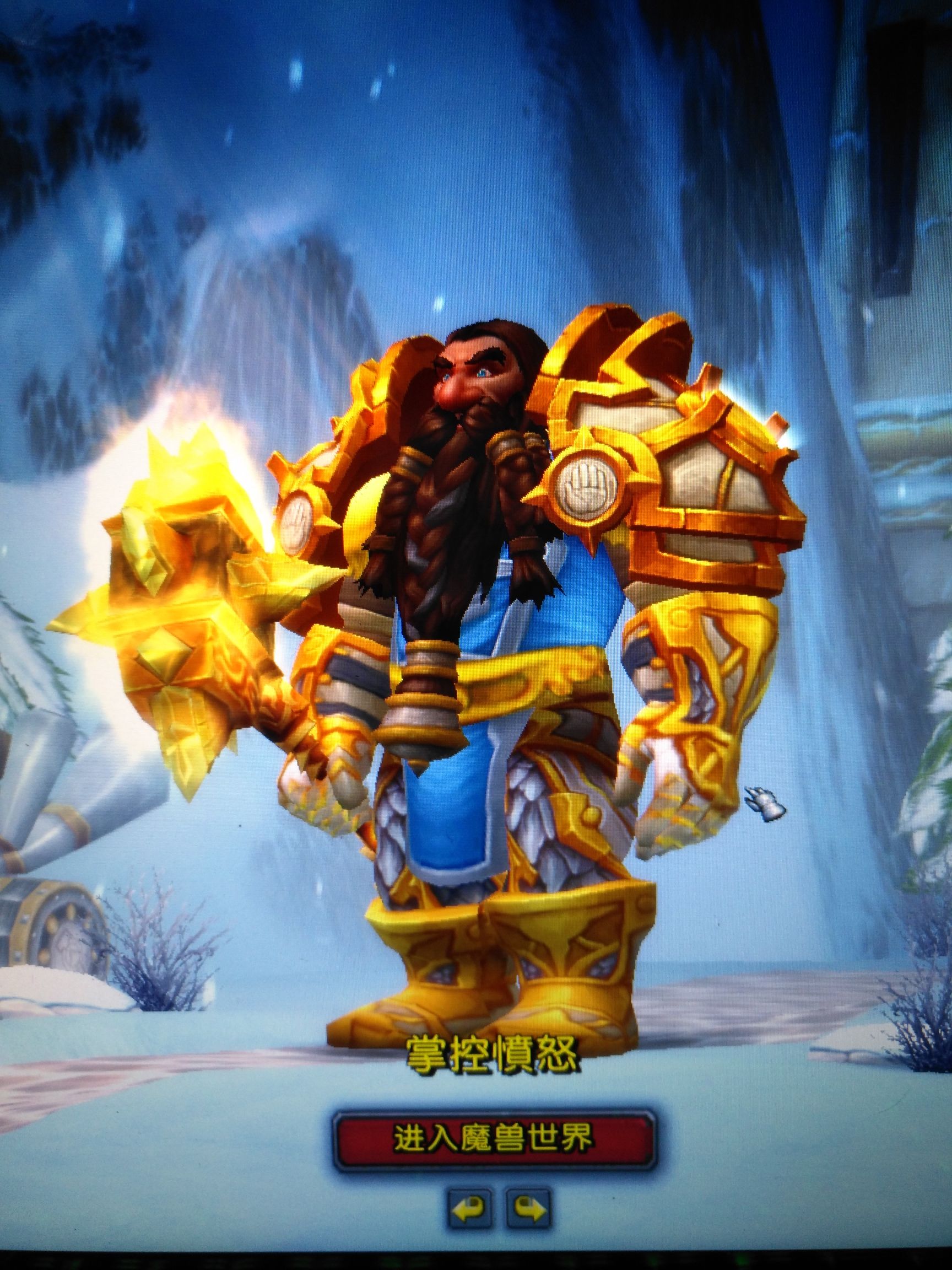 有什么好看的矮人大叔战士幻化求推荐