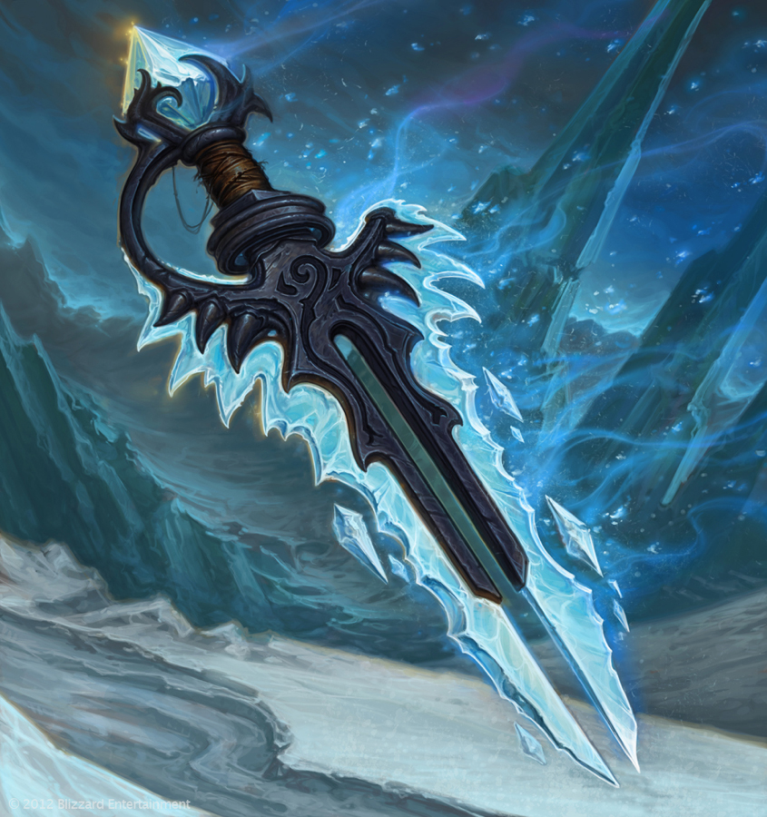 "冰封王座的骑士"原画欣赏(高清主题原画 卡牌原画)