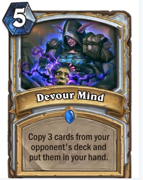 牧师新卡 思维滋养!复制3张对手牌库的牌置入手中!