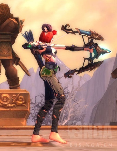 虾几八改73血精灵女猎人射击动作又改了