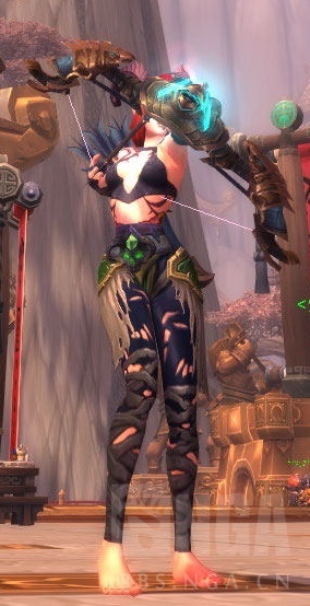 虾几八改73血精灵女猎人射击动作又改了