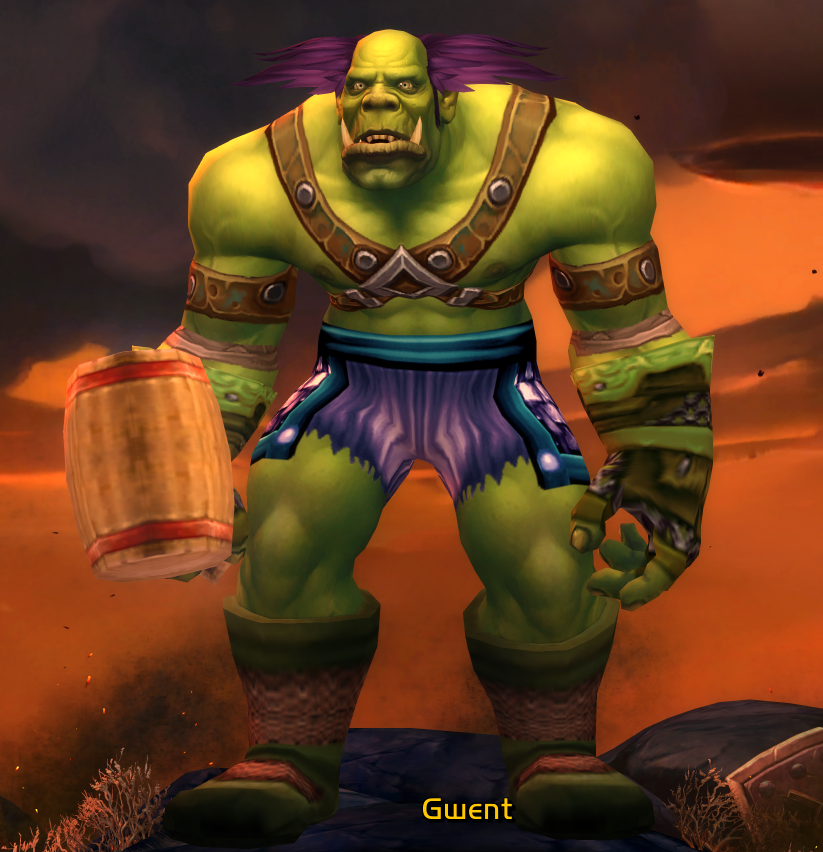 求套兽人术士的幻化