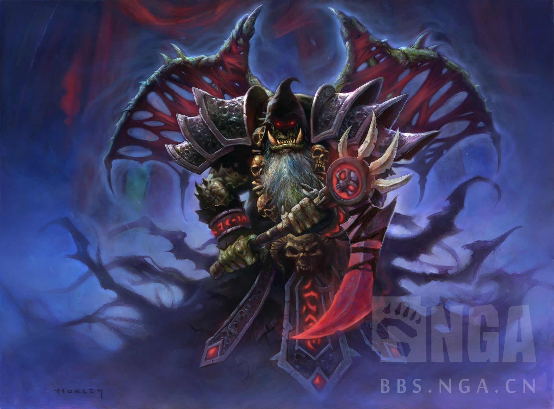 9职业dk传说随从原画壁纸