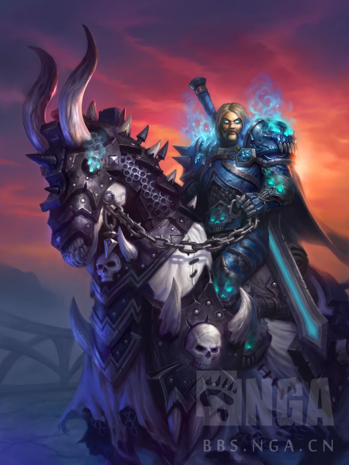 9职业dk&传说随从原画(壁纸)