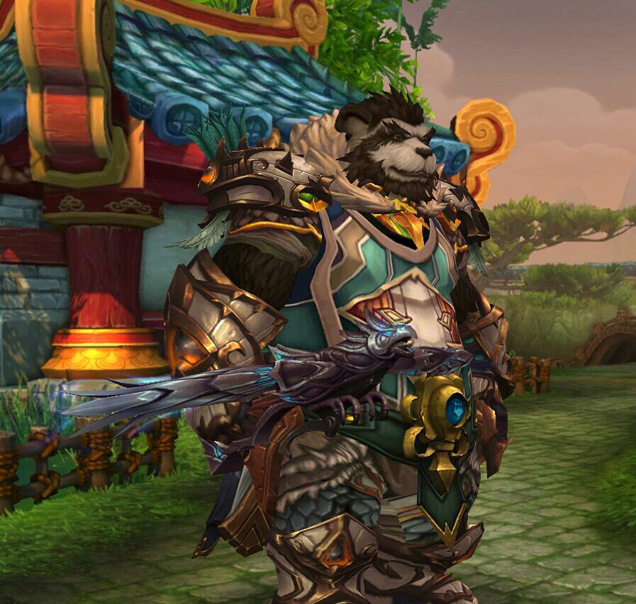 熊猫人(男)锁甲幻化!