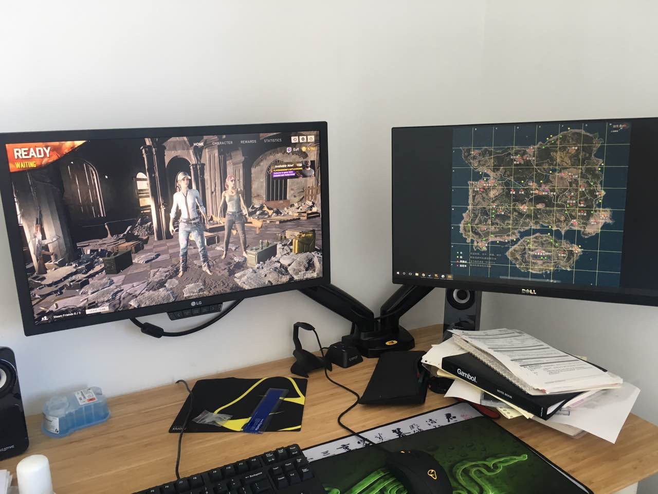 关于双屏吃鸡,第二块显示器放什么画面好呢? 