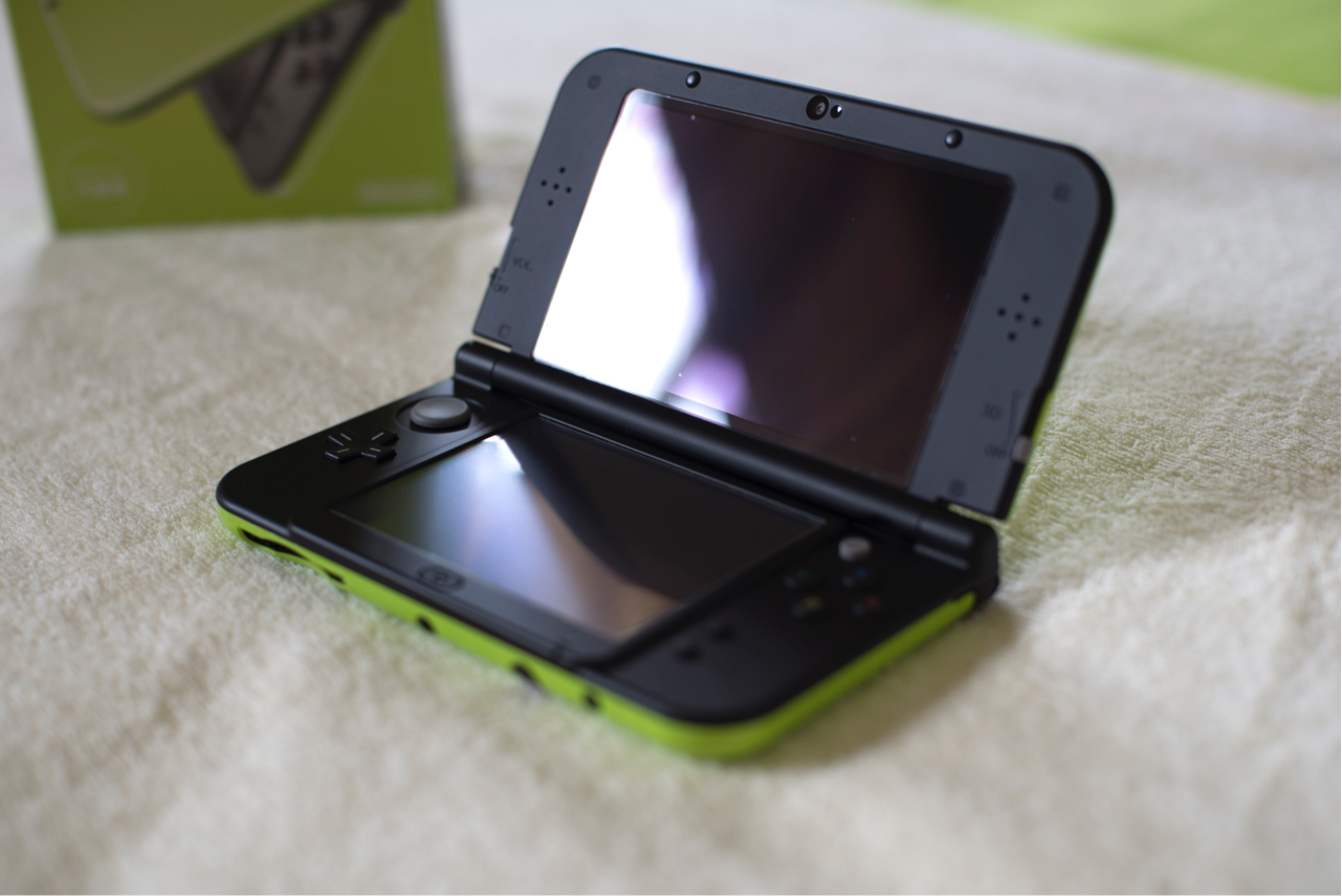 new3dsll黑绿色九五新已出