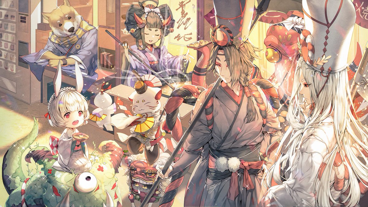 破势水多图预警阴阳师日服官推刊载夏祭同人图作品高清搬运