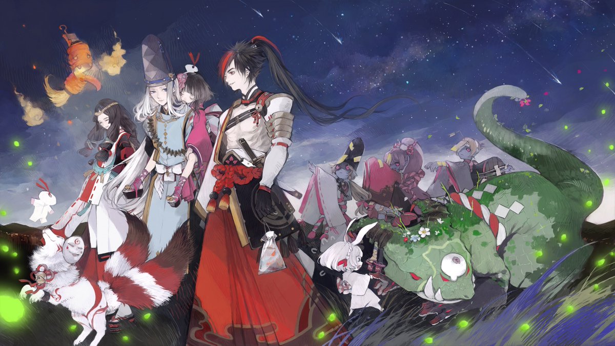 破势水多图预警阴阳师日服官推刊载夏祭同人图作品高清搬运