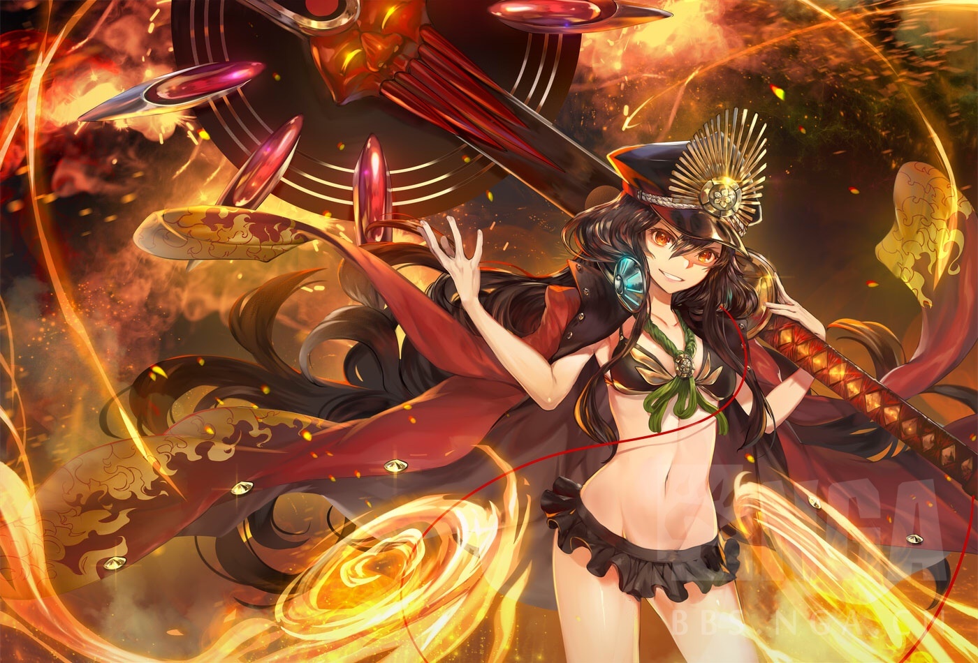 [厨力放出a] 大型语音贴之五——泳装nobu 天下布武,rock n`roll !