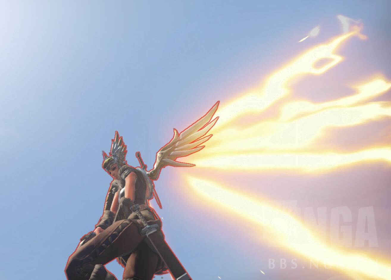 [分享] [ptr] 中午观战又截了几张天使大翅膀~大家来感受下~美哭啦